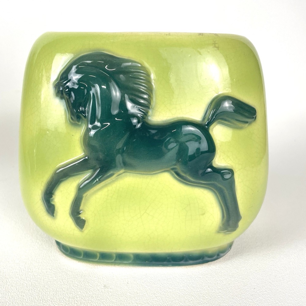 Royal Copley Arabian Horse Pony Vase Planter Mid Century Ceramic Art Pottery Vtg